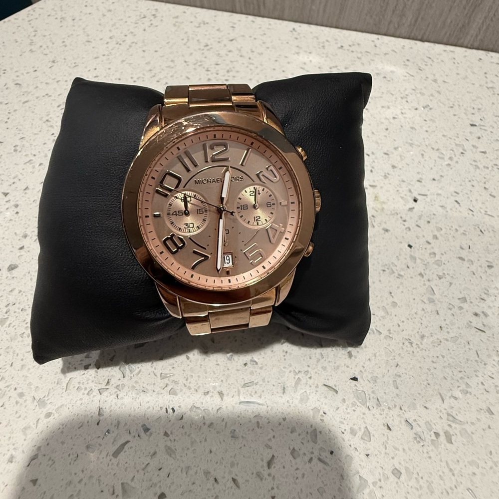 Michael Kors Rose Gold Chronograph Watch